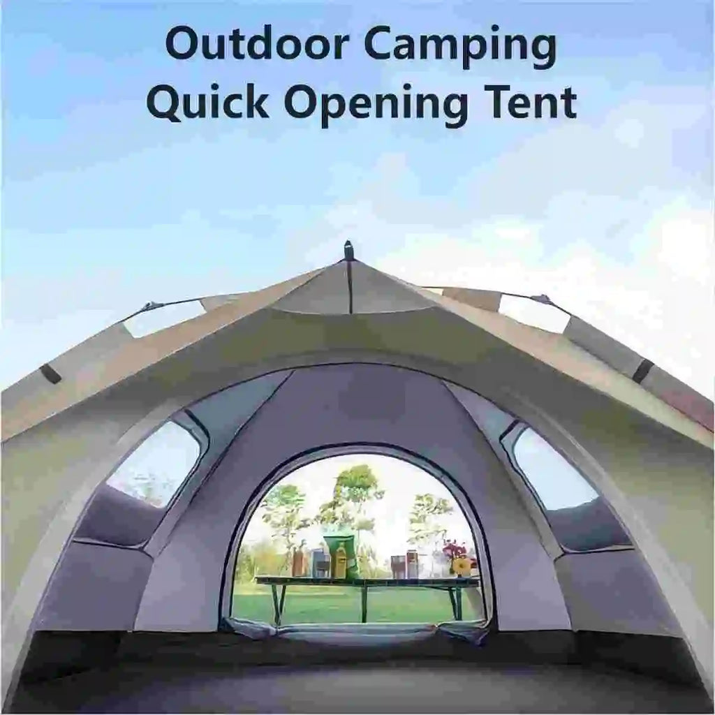 Outdoor shelter Sunshade 
Travel Camping Tent,
4 person waterproof mountaineering