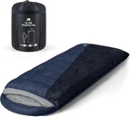 0 Degree XXL Winter Sleeping Bags for Adults Cold Weather,Camping Sleeping Bag for Kids with Compression Sack,4 Season Camping