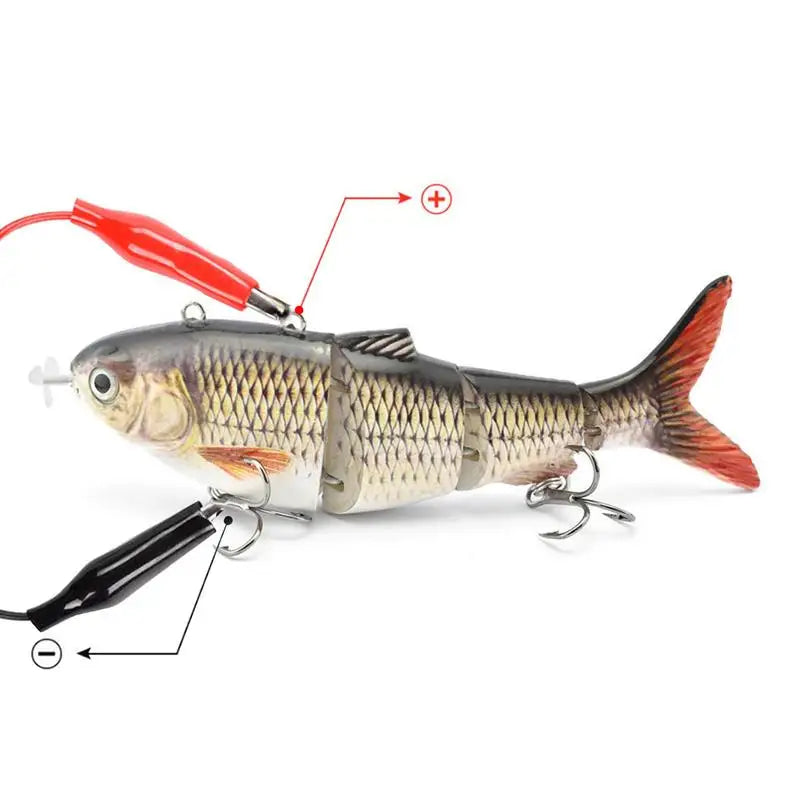Robotic Fishing Lure USB Rechargeable Self Swimming  Smart Lure Automatic