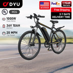 【1 Year Warranty】M26 Electric Bicycle 1000W Peak Motor 
360WH Lithium Battery Electric Bike  26 Inch city  UL2849