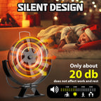 360° Rotating Stove Fan 
Heat Powered Fireplace Fan
Log Wood Burner Eco-fan Quiet Fireplace Fan Home Winter Warm Heat