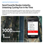 iGPSPORT Bicycle GPS Computer BiNavi Touchscreen
Map Navigation 35 Hours Battery Life  Waterproof Route Planning