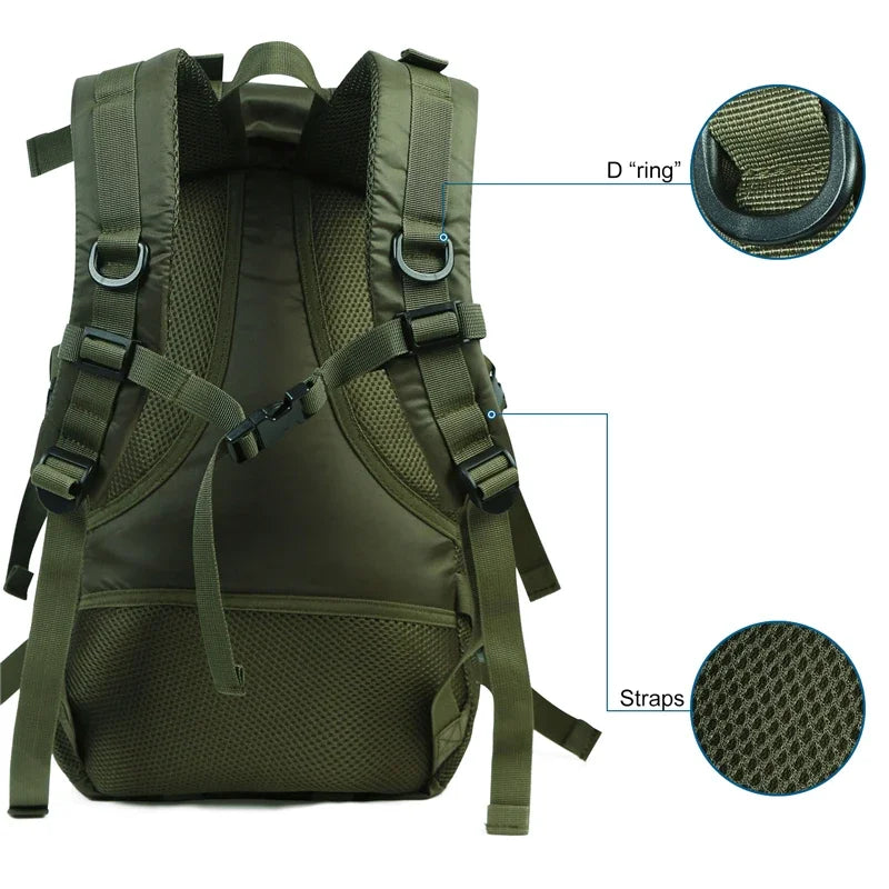 Trekking, Camping, Backpack Waterproof, Lightweight for Men