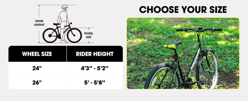 Hiland 24 26 inch Mountain Bike for Men Women, 21 Speeds 
High-Carbon Steel Frame, Sport Cycling MTB Bicycle for Adult