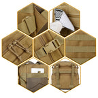 45L Man Tactical Backpacks Traveling  Outdoor 3P School Pack EDC Molle Pack