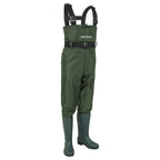 Waterproof Fishing Waders . Chest-Length 
With Boots.
Durable Breathable Overalls Kit for Men Women Outdoor Raft Hunting