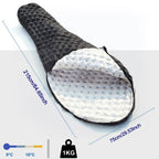 Kamperbox Down Sleeping Bag Camping 
3 Season  Lightweight  Bubble Air 2