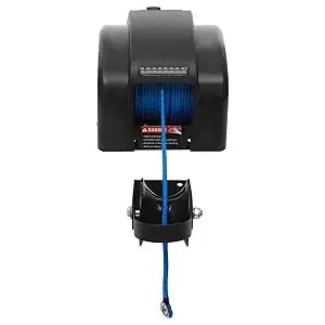 Electric Boat Anchor Winch Kit 12V with 100ft Anchor Rope , 
Remote Control Heavy Duty Towing  for 24ft Fishing Boat