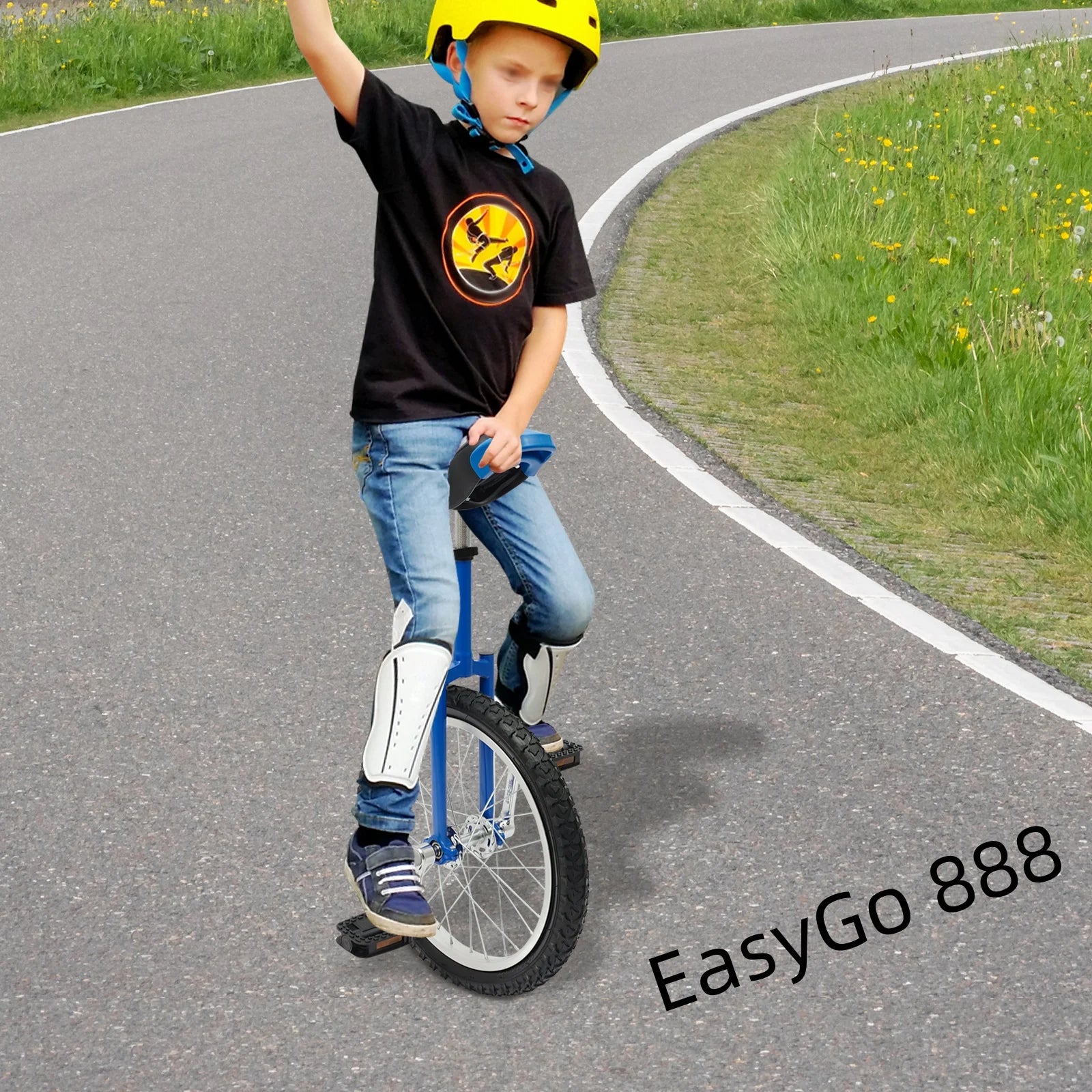 18Inch Unicycle , Adjustable Standard Seat ,.   
Thickened Aluminum Alloy Rim Children /Adult Balance Exercise Bike