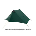 2021 FLAME'S CREED LanShan 2 Person Outdoor Ultralight Camping Tent 3 Season Professional 15D Silnylon Rodless Tent