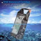 Marine IP68 Waterproof Dry Bag 2L -
Roll Top  w/Phone Pouch 
 Kayak, Camping, Beach & Travel Essentials