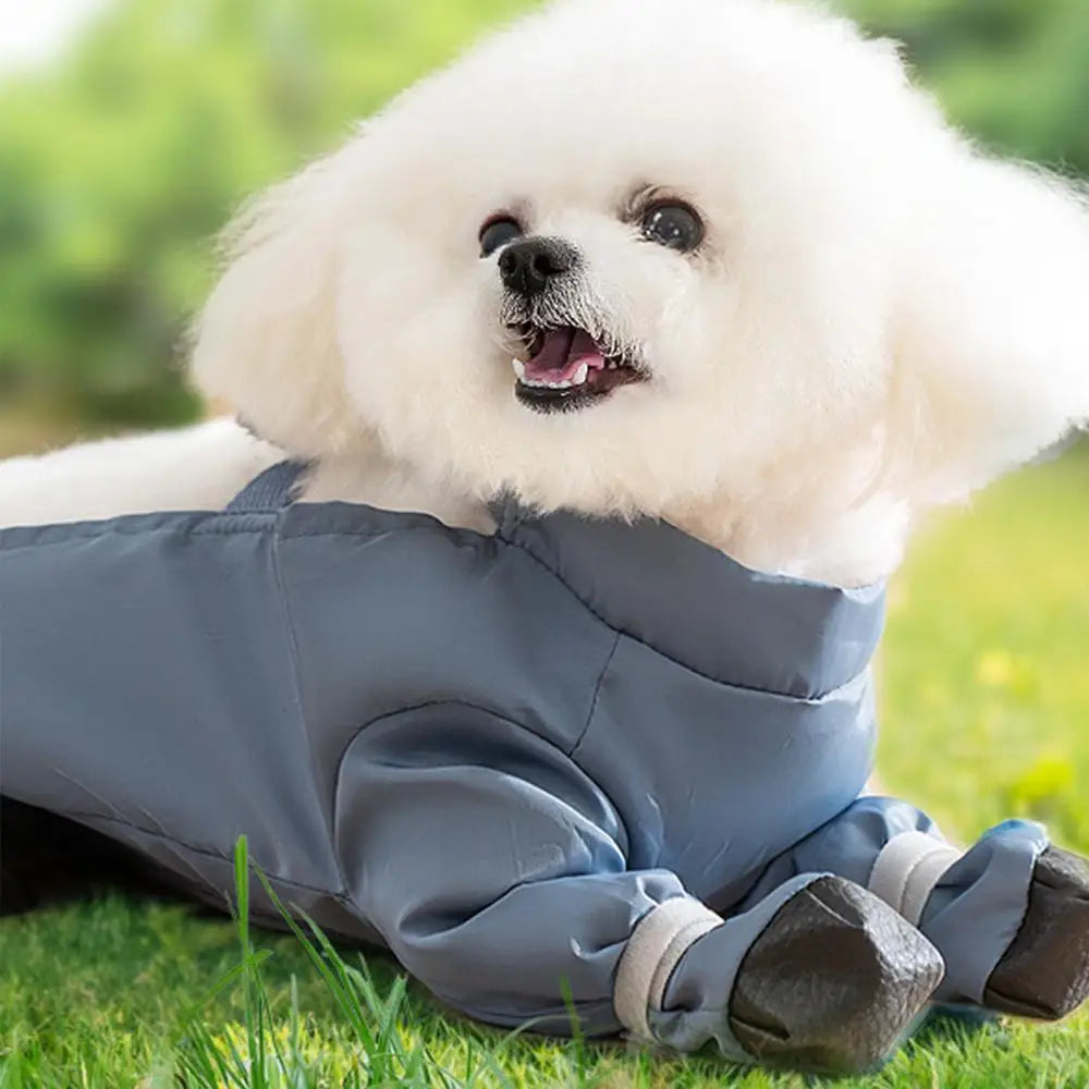 Waterproof Dog Boots With Suspenders
Adjustable Anti-Fall Pet Boots 
Dirty-Proof Pet Shoes For French Bulldog Poodle