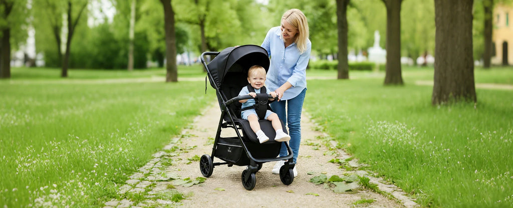 2 in 1 Baby Stroller
 Foldable,  Lightweight,   Travel System.
 Breathable fabric , daily use Newborn Pram  with sunshade canopy