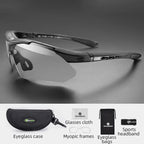 ROCKBROS Bicycle Glasses Photochromic Lens Outdoor Eyewear Goggles UV400 Sports Riding Cycling Sunglasses MTB Road Bike Glasses