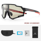 ROCKBROS Smart LCD Photochromic Glasses Cycling Polarized Glasses UV400 Electronic Rapid Color Change Sports Bicycle Goggles