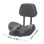 Bike Seat With Backrest .  Comfortable "Electric Scooter"  Saddle Bicycle Seat Cushion , Hollow Breathable for Road Tricycle