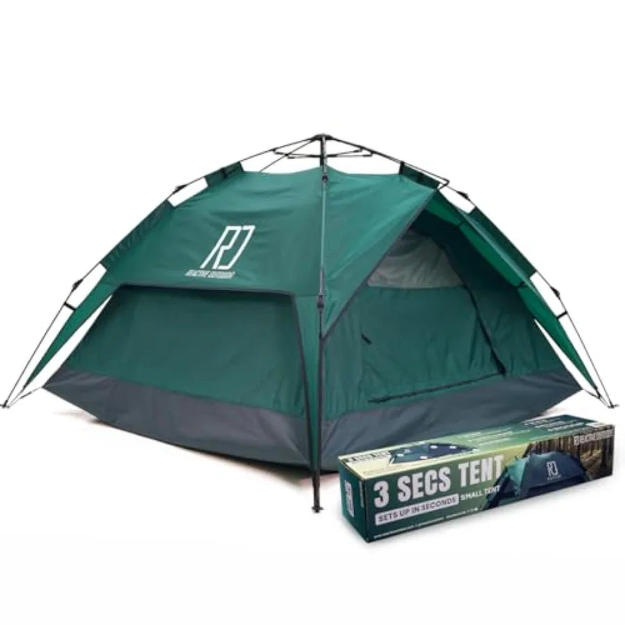 3 Second Tent - 3 Sec Instant Pop Up - Easy and Quick Setup 
for Camping - 1 Person Setup Waterproof Double Layer