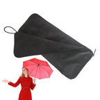 Folding Umbrella Bag Wet Umbrella Bags with Zipper Chenille Quick-Drying Umbrella Bag Durable Hand Towels for Cars Home