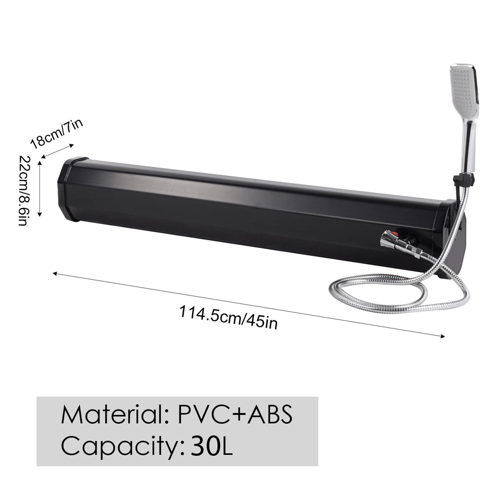 20L / 30L Car Pressurized Water Tank 
for Camping Shower ,
Portable Trucks ,SUV . Water Storage!!    Roof Rack Mount with showerhead