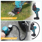 HORMY 18V Brushless Cordless Power Tool Combo Kit
for Makita Battery (Drill, Circular Saw, Impact Wrench, Air Pump, Blower) Home