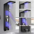 ZAPPO Shower Panel Tower System with LED Rainfall Waterfall Head
Full Body Jets ,Handheld Shower Column w/Tub Spout