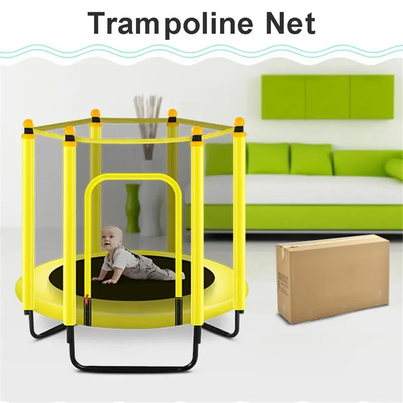 Trampoline Safety Net UV-Resistant Garden  Replacement For 1.2M/1.4M/1.5M 6 Pole Trampolines .  this is Only Protective Net