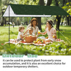 2/3/4/5M Waterproof Tarp Cover Thickened Heavy Duty Protective Cover Multipurpose Camping Tarpaulin for Emergency Rain Shelters