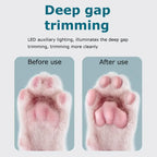 Portable Dog Paw Trimmer with Led Light Rechargeable Cordless Nail Grinder 
Shaver for Cats dogs Other Pets Nail Grooming Tools