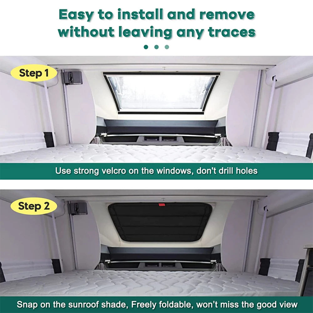 Travel Trailers Sun Shade RV Skylight
Insulator Cover Waterproof 
Car Sun Shield Sun Protection Visor