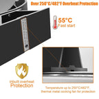 360° Rotating Stove Fan 
Heat Powered Fireplace Fan
Log Wood Burner Eco-fan Quiet Fireplace Fan Home Winter Warm Heat