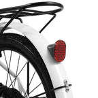 20 Inch Folding Bike 7 Speed Gears High Carbon Steel Frame Adjustable Seat Portable Bicycle for Adults
