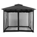 Mosquito Net for Gazebo Outdoor Canopy 
Insect Netting with Zipper on  Curtain for Garden Patio mesh