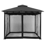 Mosquito Net for Gazebo Outdoor Canopy 
Insect Netting with Zipper on  Curtain for Garden Patio mesh