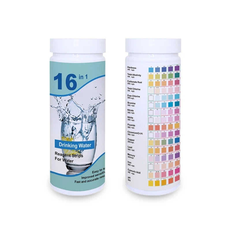 Water Testing Kit-for Drinking Water, Well- and Tap Water, S
ensitive Lead in Water Test, Bacteria, Hardness, pH and More M4YD