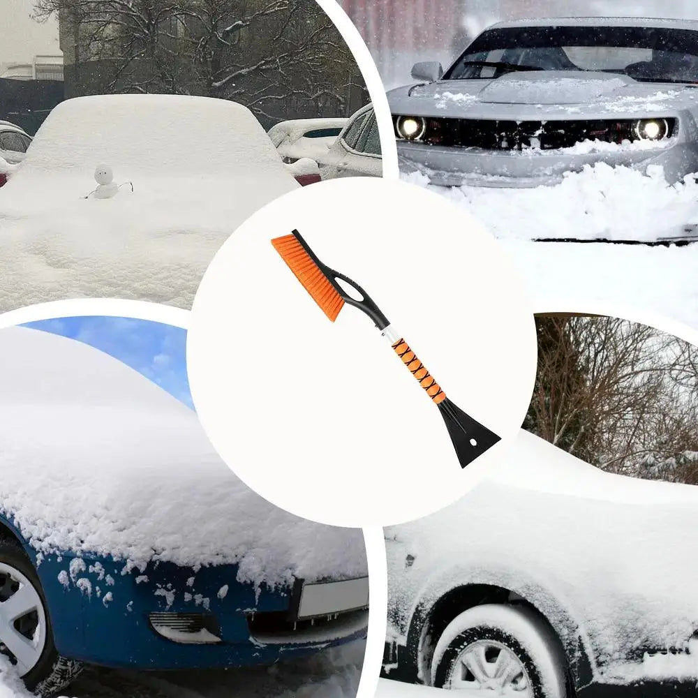 Ice Scrapers For Car Windshield Aluminum 
Detachable Snow Brush Heavy Duty Snow Scraper Ergonomic Car Accessories