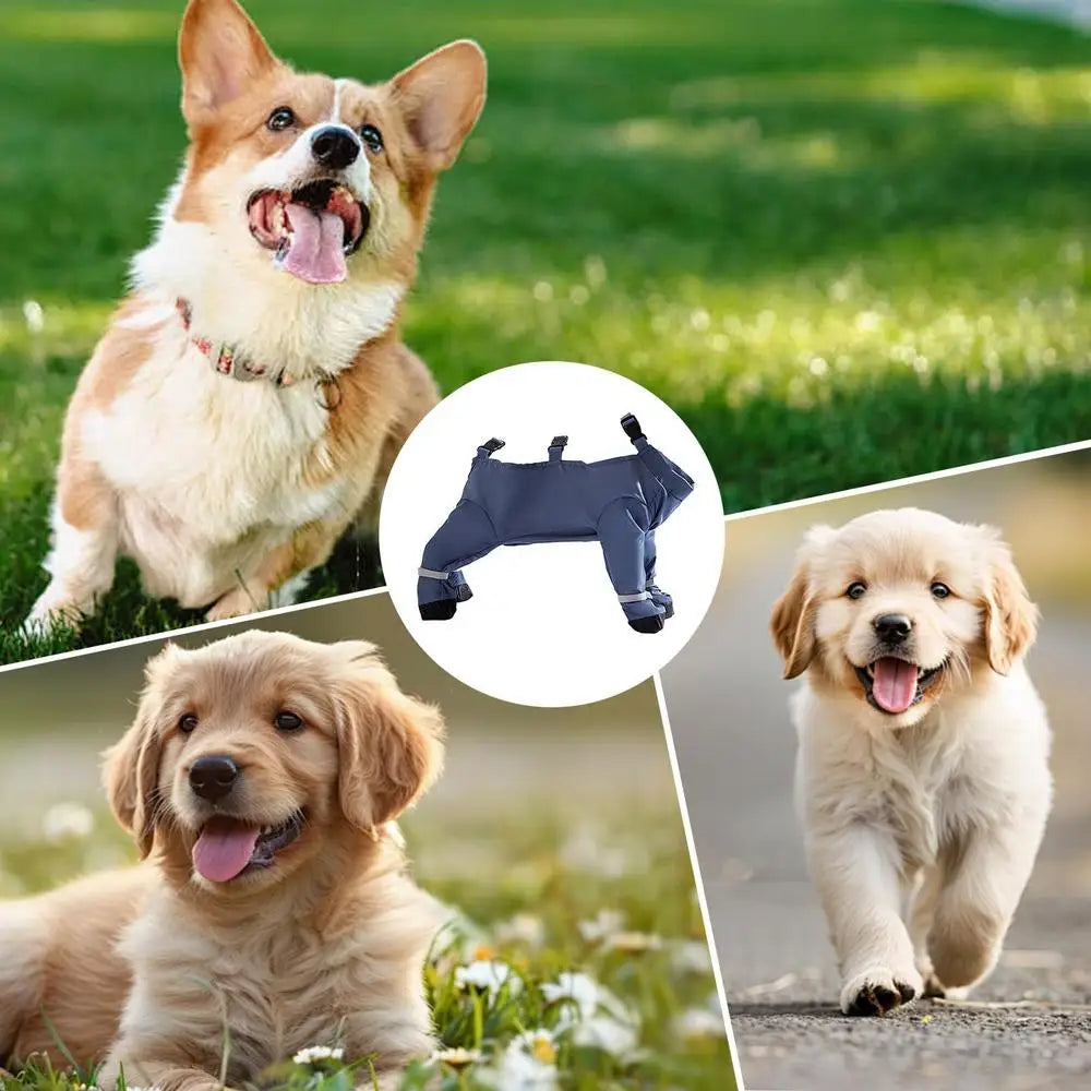 Waterproof Dog Boots With Suspenders
Adjustable Anti-Fall Pet Boots 
Dirty-Proof Pet Shoes For French Bulldog Poodle