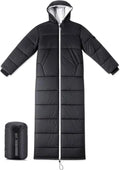 Adult Sleeping Bag with Sleeves and Hood, 74-Inch Long, 0
 Degree Cold Weather Insulated Sleeping Bag for Extreme Cold Weather