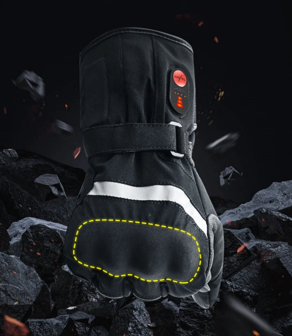 DW Heated Gloves 
Motorcycle Winter , Warm ,Waterproof ,  Rechargeable  Thermal charger