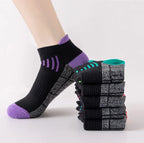 6 Pairs of Women's Sports Compression Socks -
Low-top-- Breathable-- Moisture-wicking, 
Suitable for Running and Outdoor Sports
