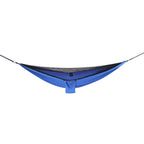 Blue Camping Hammock w/h Rain Fly Tarp Mosquito Net Tent Hammock for Backpacking and Travel