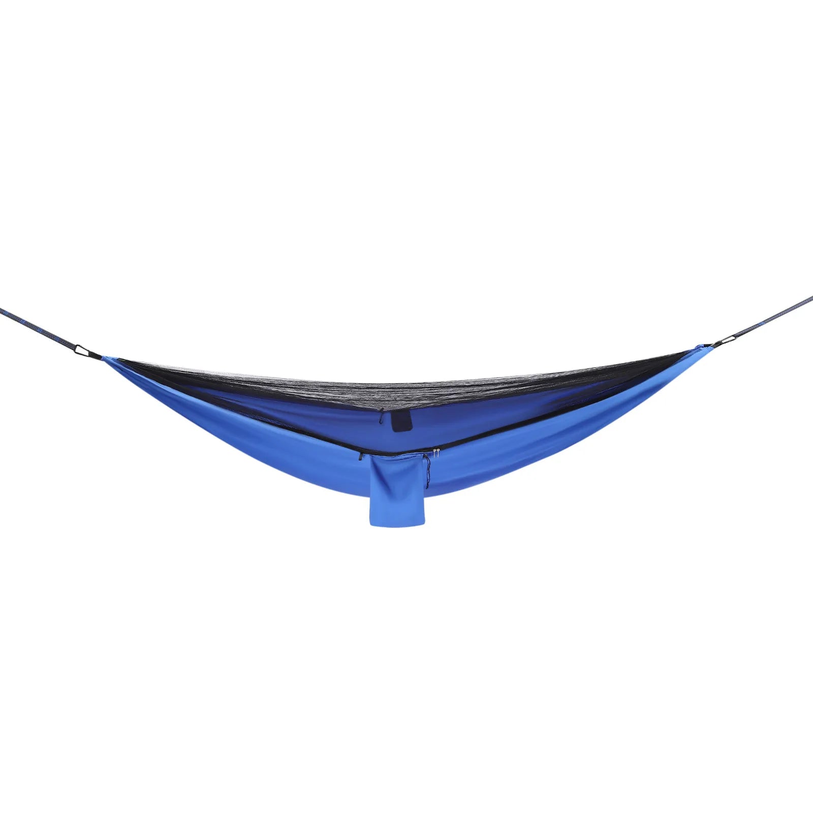 Blue Camping Hammock w/h Rain Fly Tarp Mosquito Net Tent Hammock for Backpacking and Travel