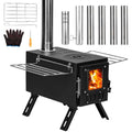 Upgraded Portable Wood Stove
for Camping and Outdoor Adventures:
 Compact Design with Large Firebox Enhanced High Airtightness