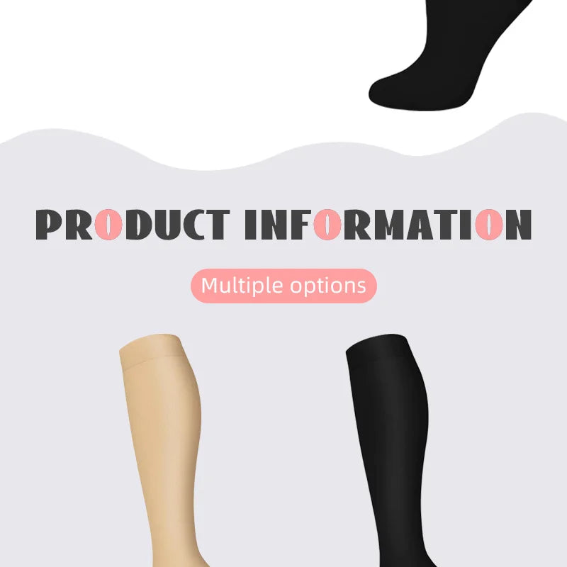 5 Pairs  Compression Socks for Men and Women - 
Breathable Athletic Support for Running, Hiking, and Cycling