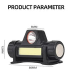 5PCS Rechargeable  LED , USB , Headlamp . 
Strong! 
Magnetic,    Powerful  Super Bright, Waterproof,  for Outdoor Fishing