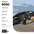 Bafang LCD Color Display Instrument 36V 48V 52V P860C 860C P850C 600C C965 DPC18 BF-UART Protocol Bluetooth 750W Motor E-bike