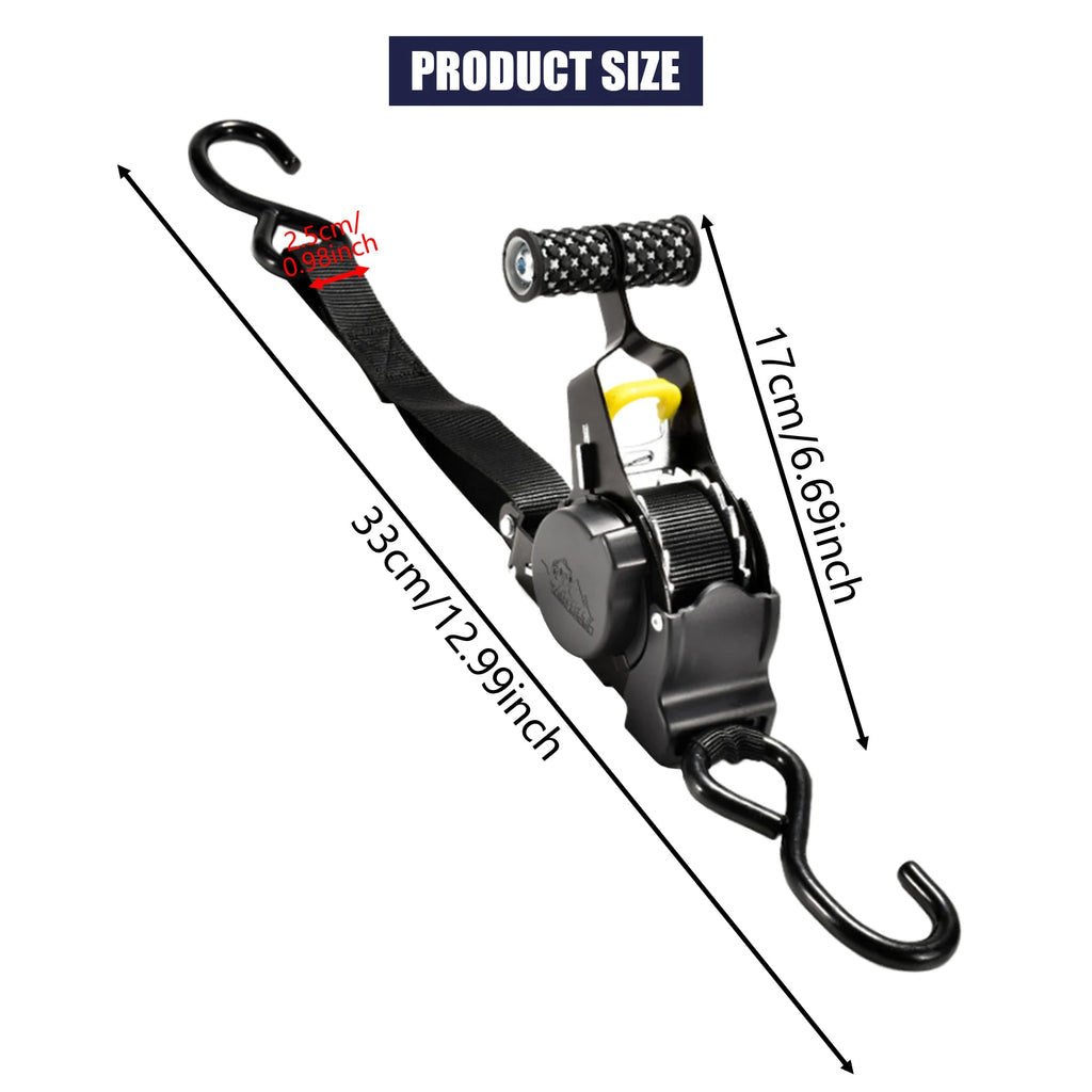 Tie-down Binding Strap , Cargo Tensioner ,
Motorcycle Straps Tightened For Large Cargo Transportation