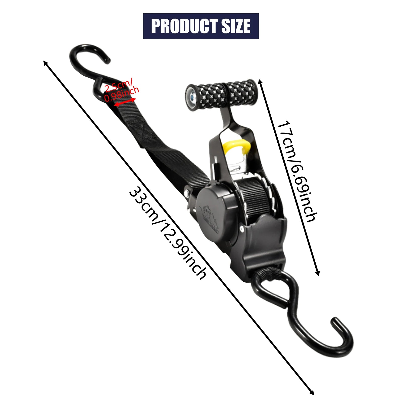 Tie-down Binding Strap , Cargo Tensioner ,
Motorcycle Straps Tightened For Large Cargo Transportation