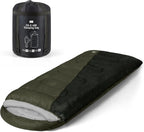 0 Degree XXL Winter Sleeping Bags for Adults Cold Weather,Camping Sleeping Bag for Kids with Compression Sack,4 Season Camping