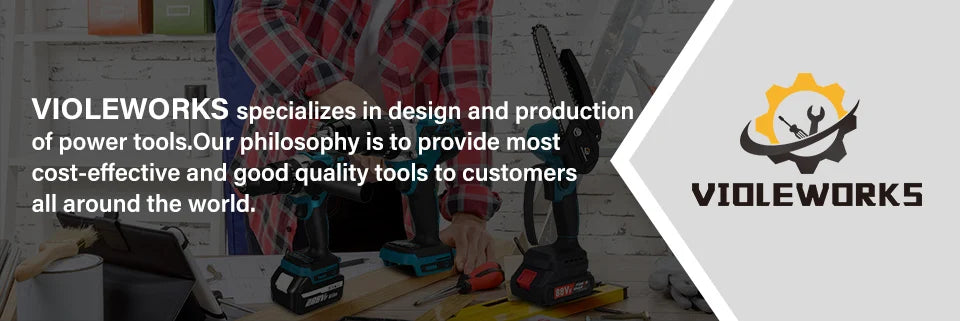 6-Inch Mini Chainsaw Powerful 
Cordless ---Rechargeable,,    Handheld Small Electric Saw 
Pruning Garden Tool ,  Tree Wood Cutting Power Tool