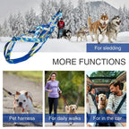 Pet Sledge Harness for Small ,Large Dogs
Reflective  Vest     Weight Pulling Sledding Harnesses Mushing X Back Chest Strap